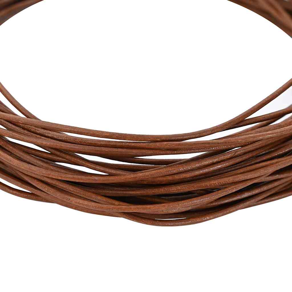 Corda de couro marrom claro ø1 mm x 10 m couro