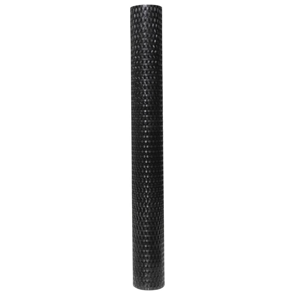 Tela de varanda 400x80 cm vime PE preto