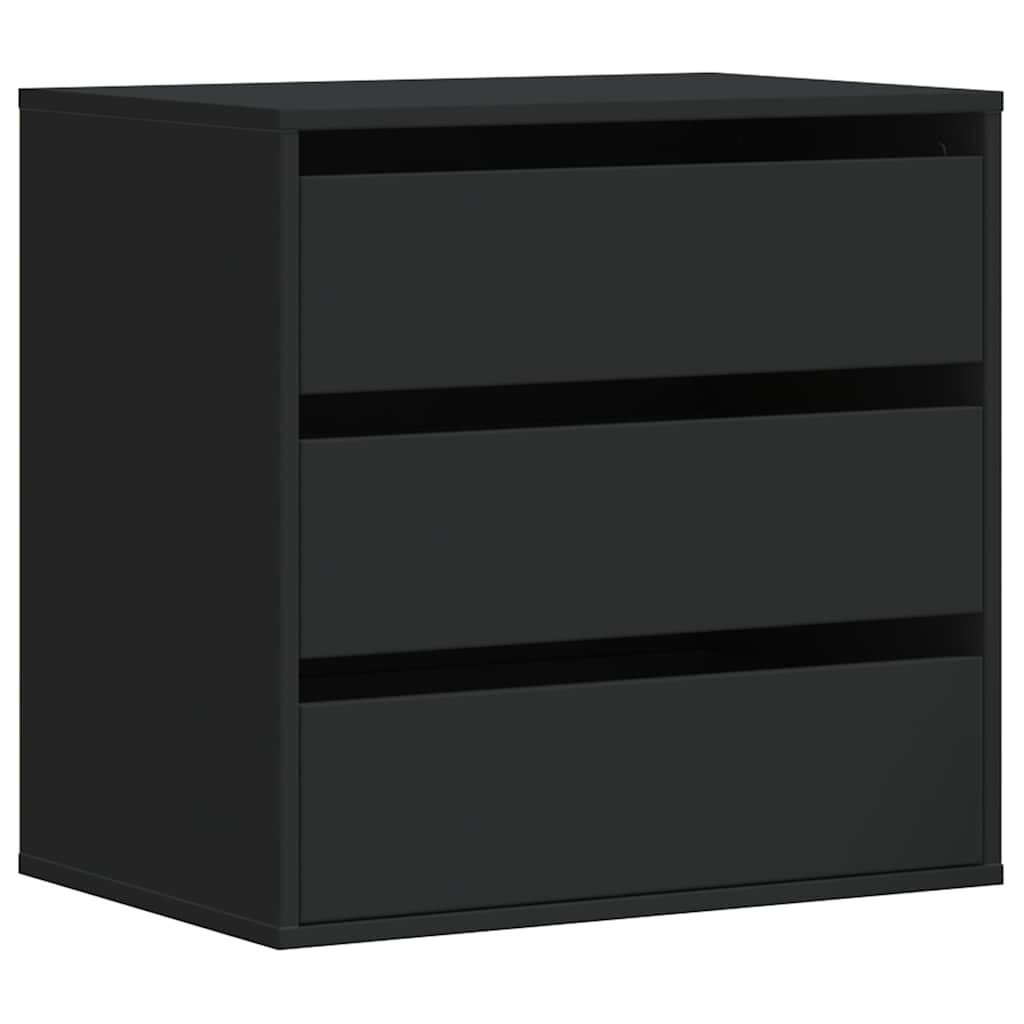 Cómoda 60x41x58 cm derivados de madeira preto
