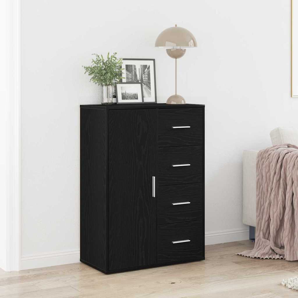 Buffet carvalho preto 60 x 31 x 84 cm derivados de madeira