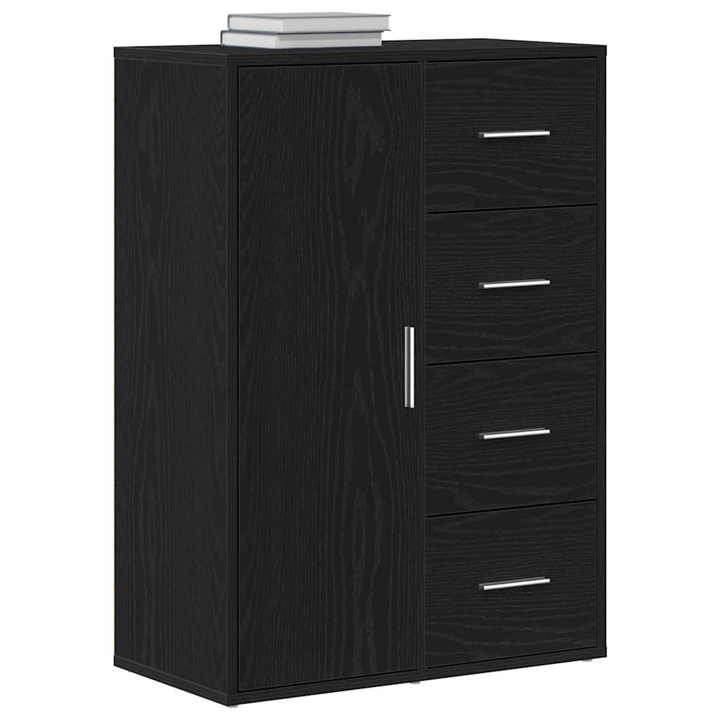 Buffet carvalho preto 60 x 31 x 84 cm derivados de madeira