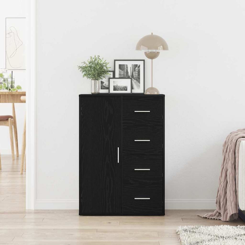 Buffet carvalho preto 60 x 31 x 84 cm derivados de madeira