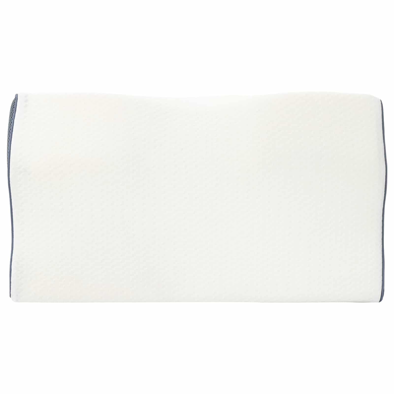 Almofada cervical branco espuma de memória 59 x 34,5 x 12 cm