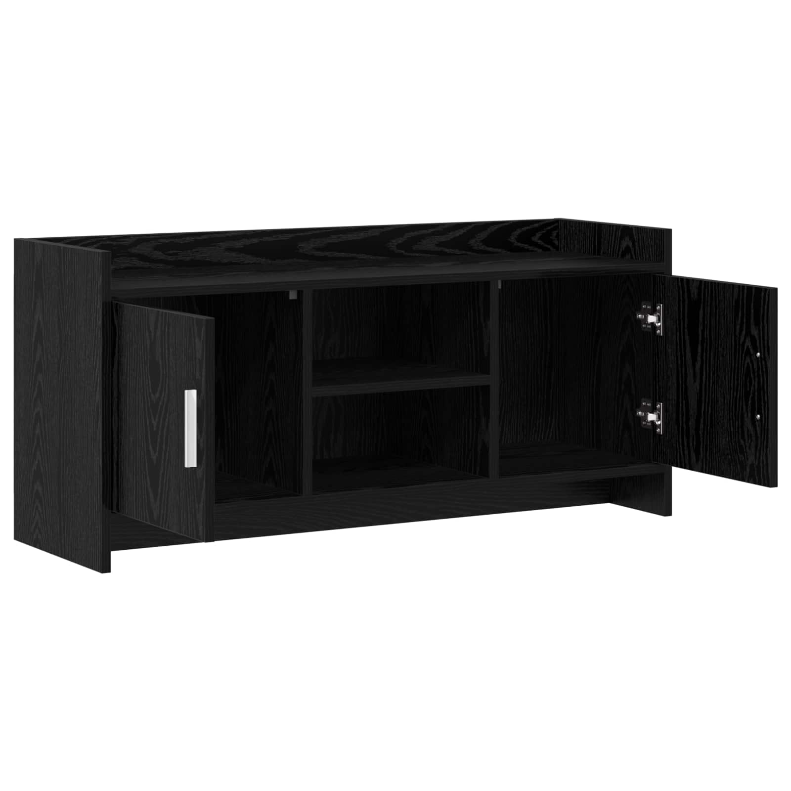 Gabinete para TV 102 x 33 x 47 cm carvalho preto