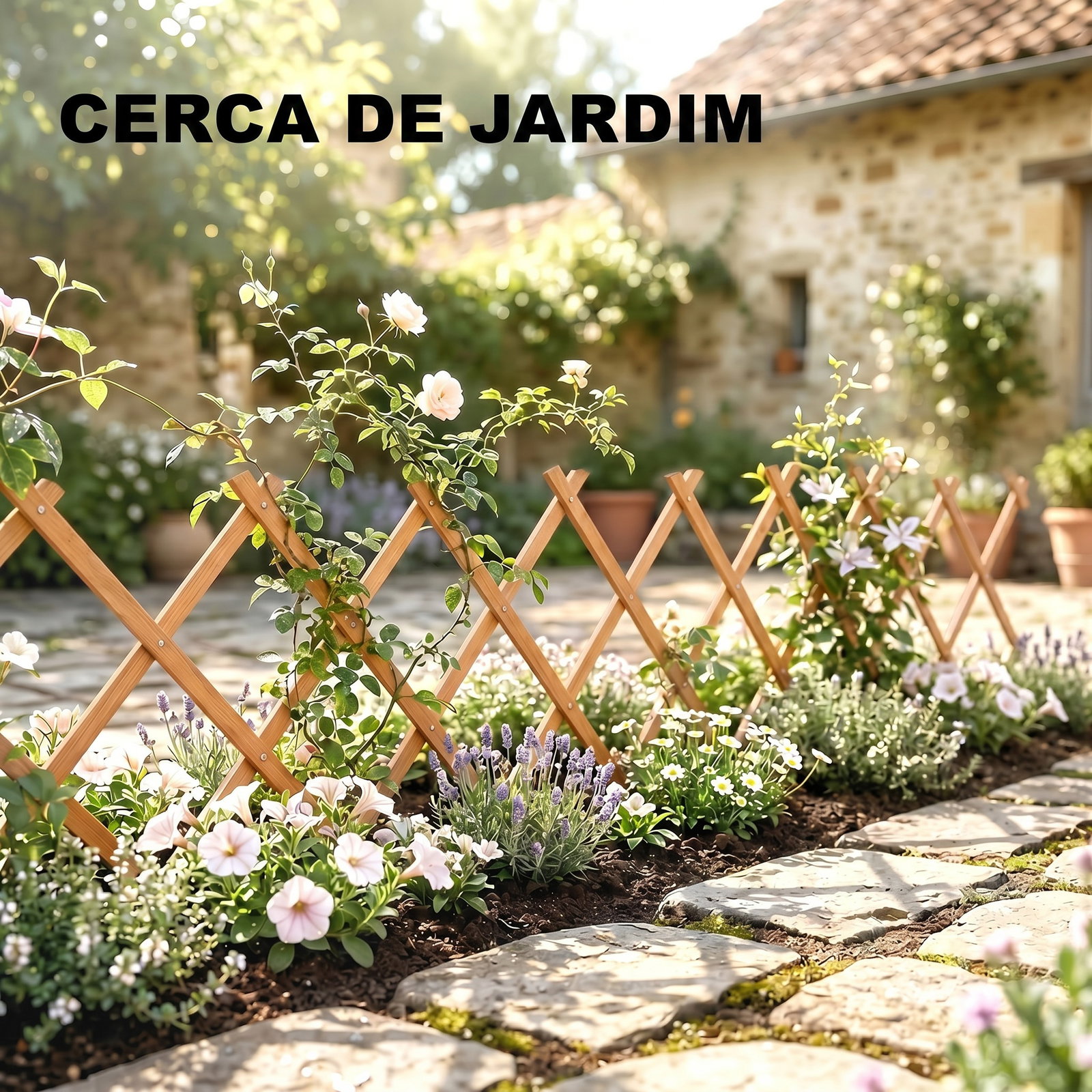 Treliça de jardim em madeira extensível suporte para plantas trepadoras rosas e videiras 180x60 cm castanho claro