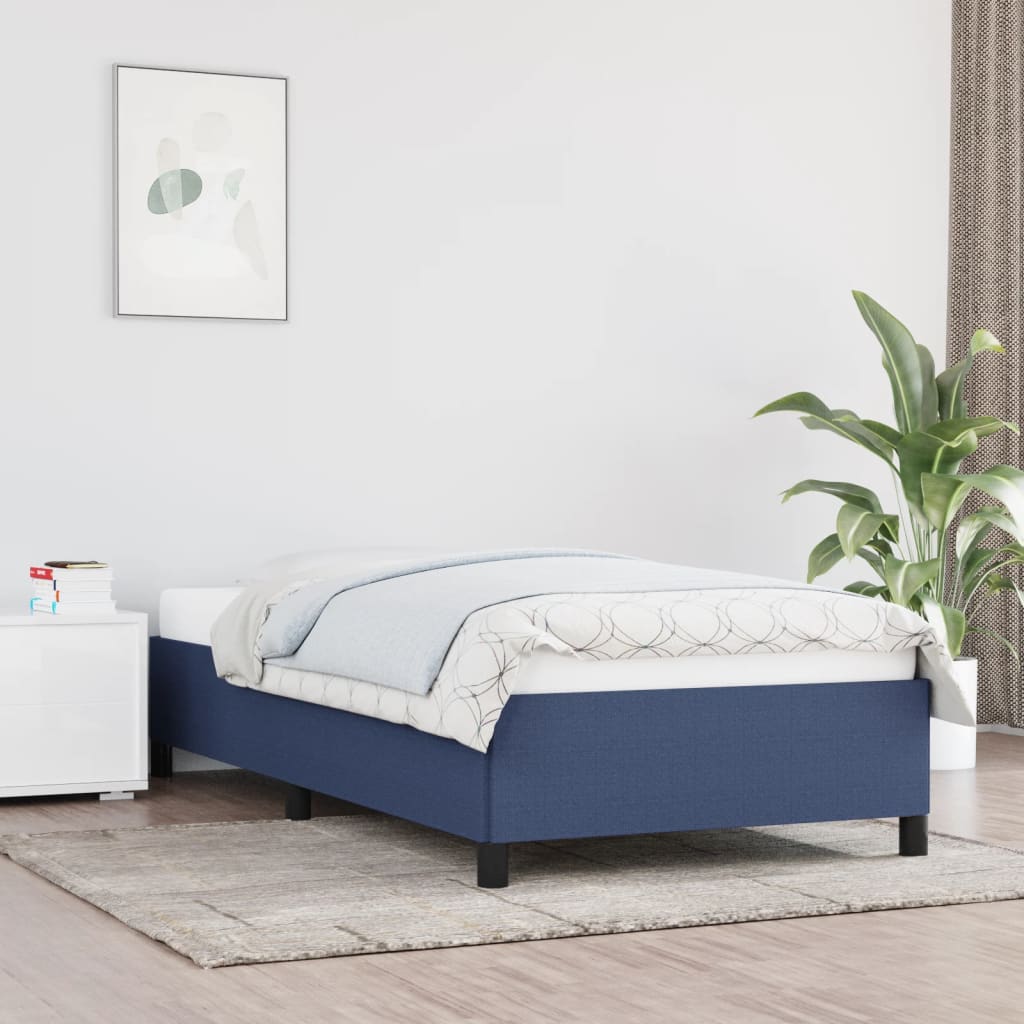 Estrutura de cama sem colchão 80x200 cm azul