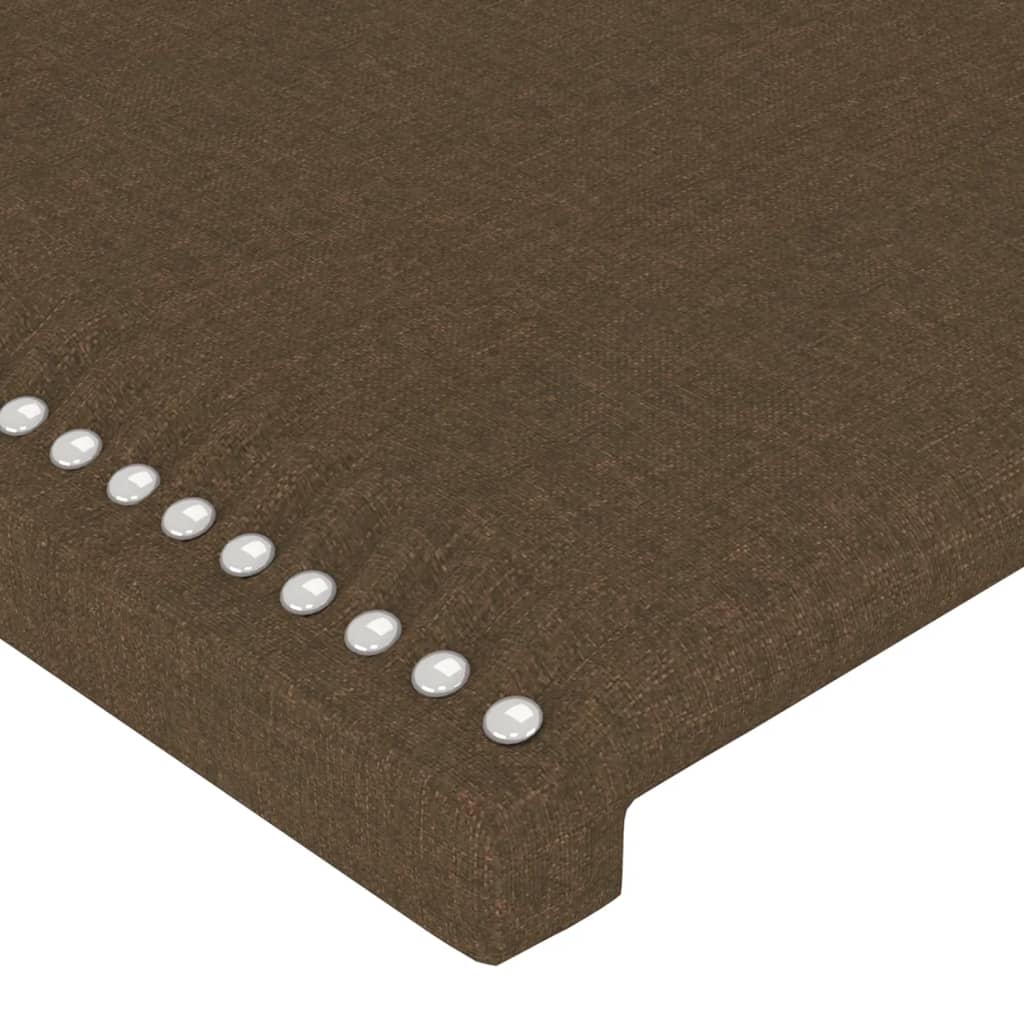 Cabeceira de cama tecido 100x5x78/88 cm castanho