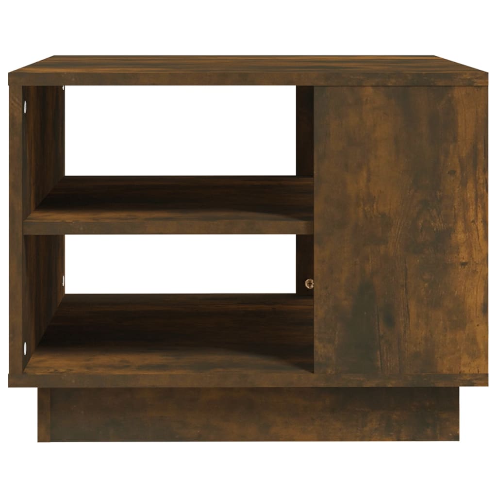 Mesa de centro 55x55x43 cm derivados de madeira carvalho fumado