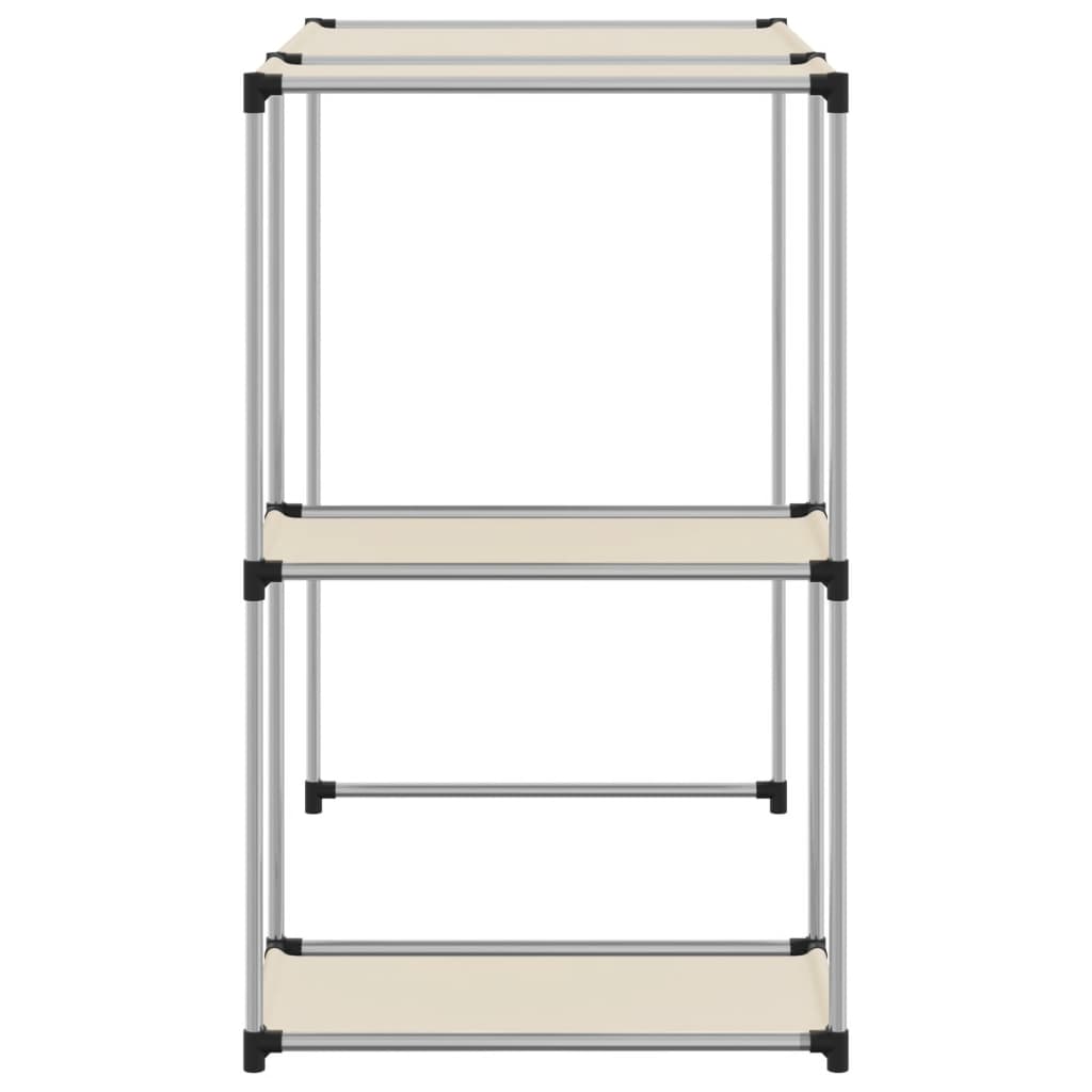 Estante arrumação p/ máquina lavar roupa 87x55x90,5 ferro creme