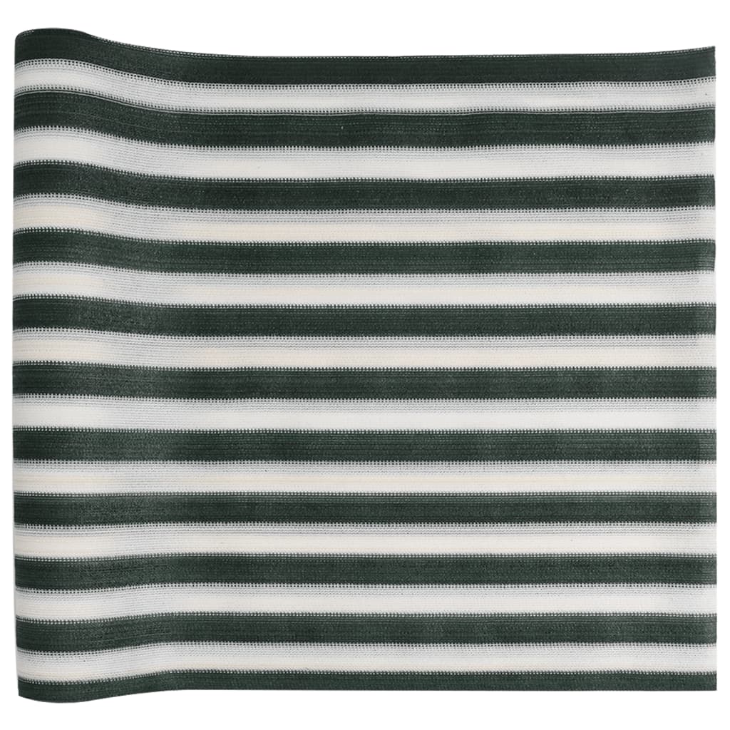 Rede de privacidade pead 75 g/m² 1,8x50 m verde e branco