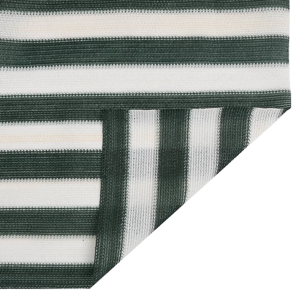 Rede de privacidade pead 75 g/m² 1,8x50 m verde e branco