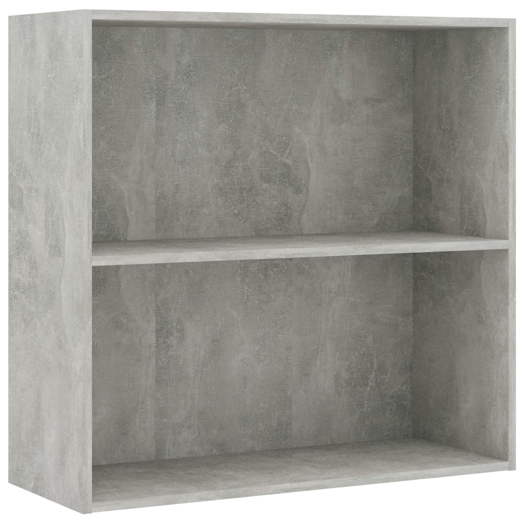 Estante 2 prateleiras 80x30x76,5cm contraplac. cinzento cimento