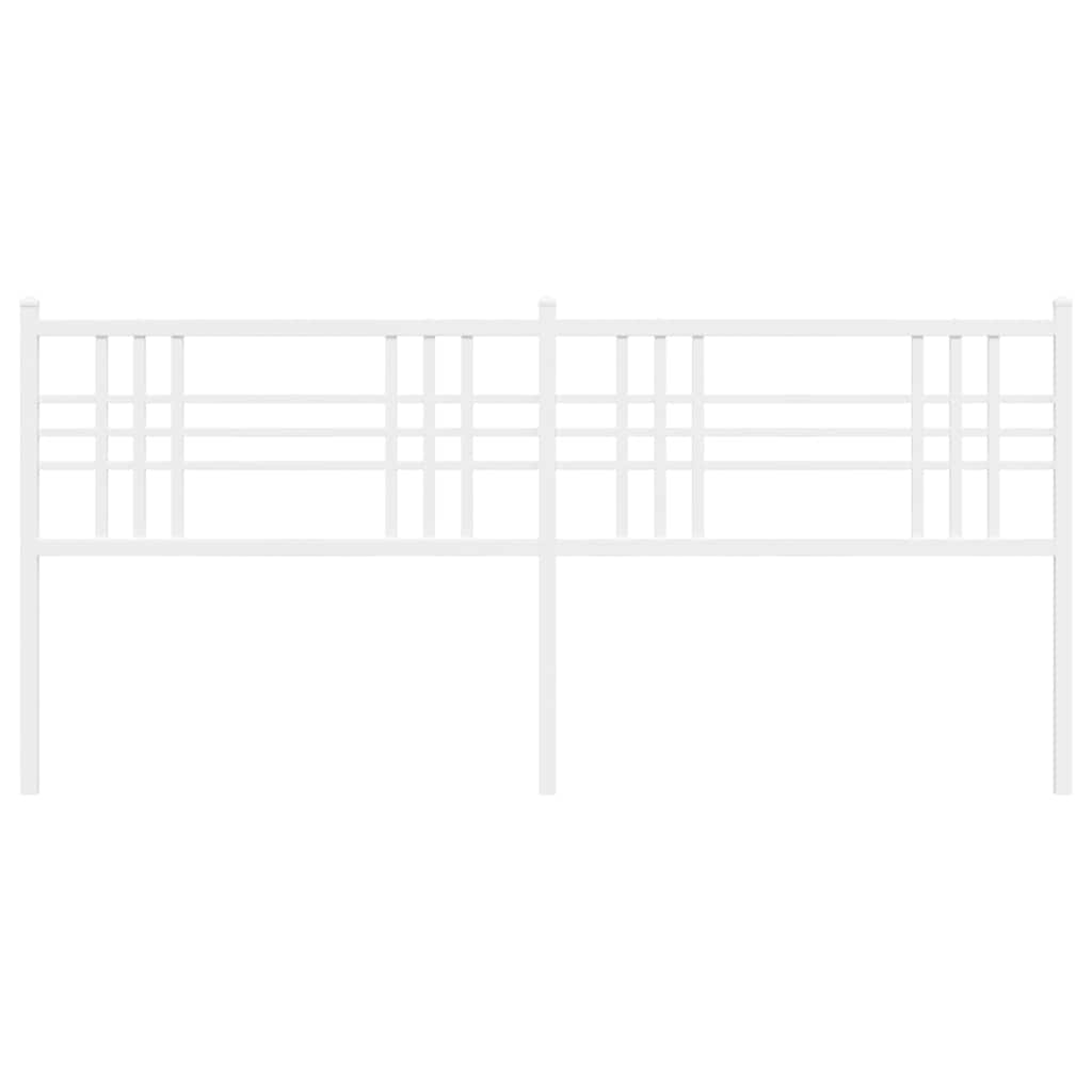 Cabeceira de substituição 200 cm metal branco