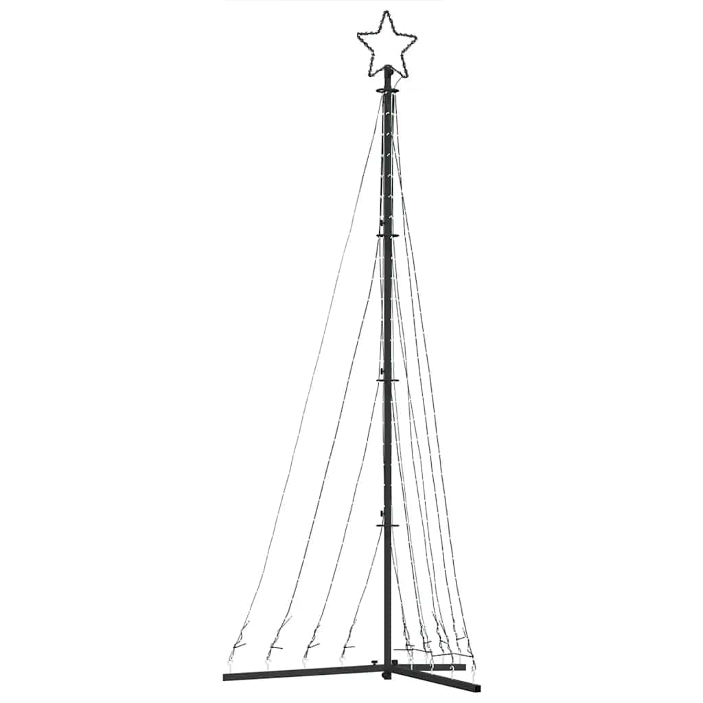 LED árvore de natal 447 leds branco frio 250 cm