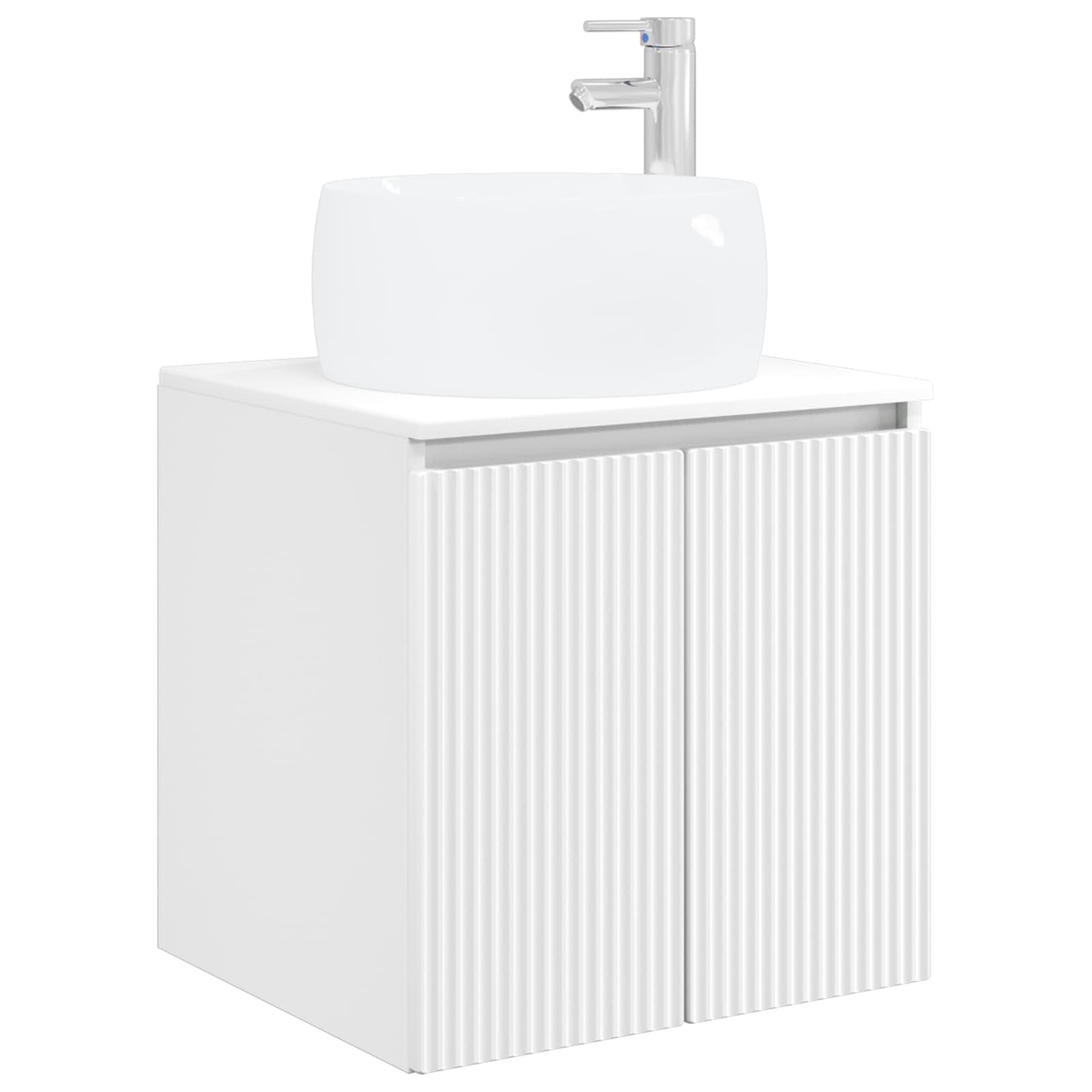 Vaidade com pia suspensa branco 49,5 x 44,5 x 66 cm
