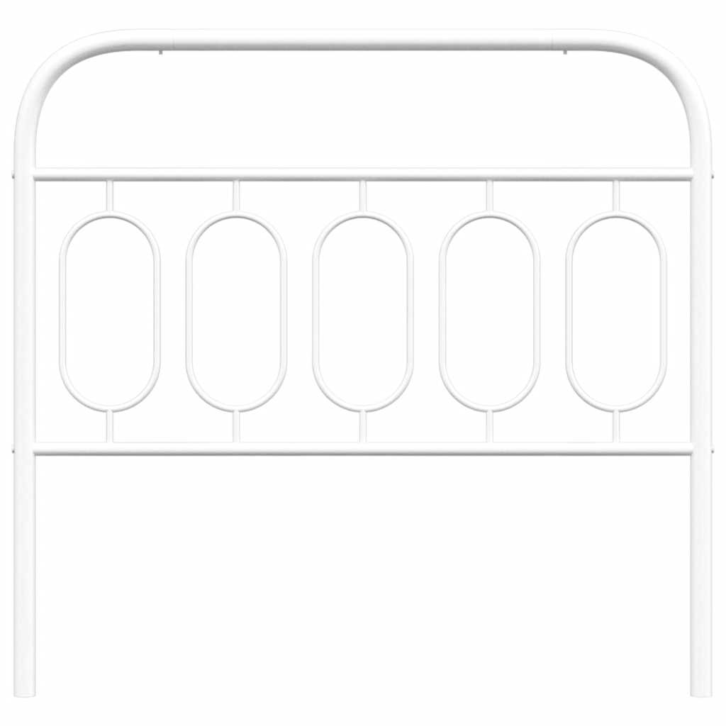 Cabeceira de substituição 107 cm metal branco