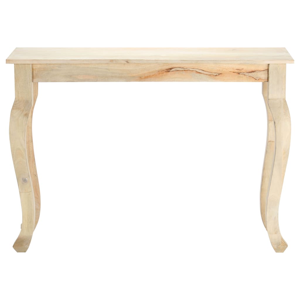 Mesa de consola 110x35x77 cm em madeira maciça de manga