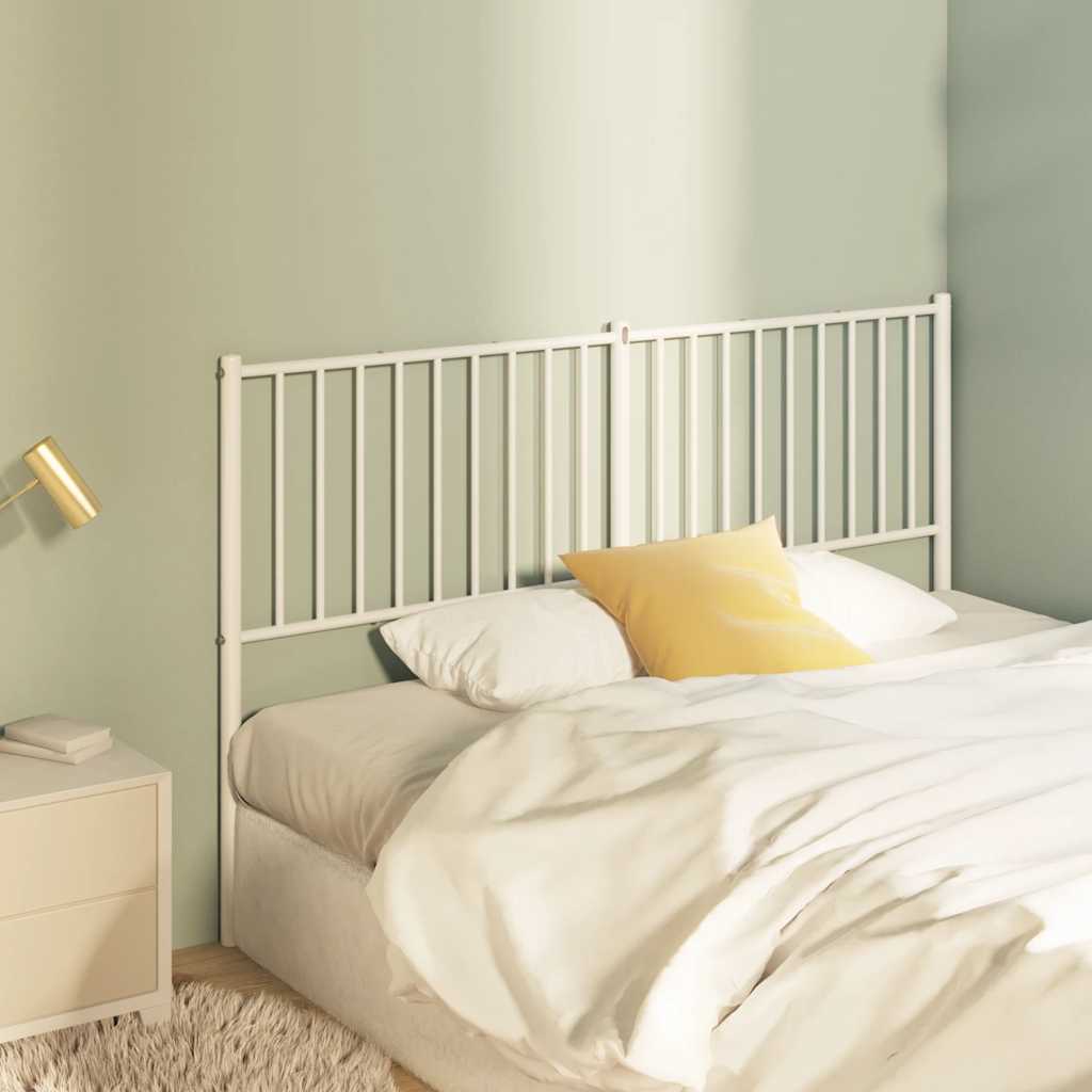 Cabeceira de substituição 160 cm metal branco