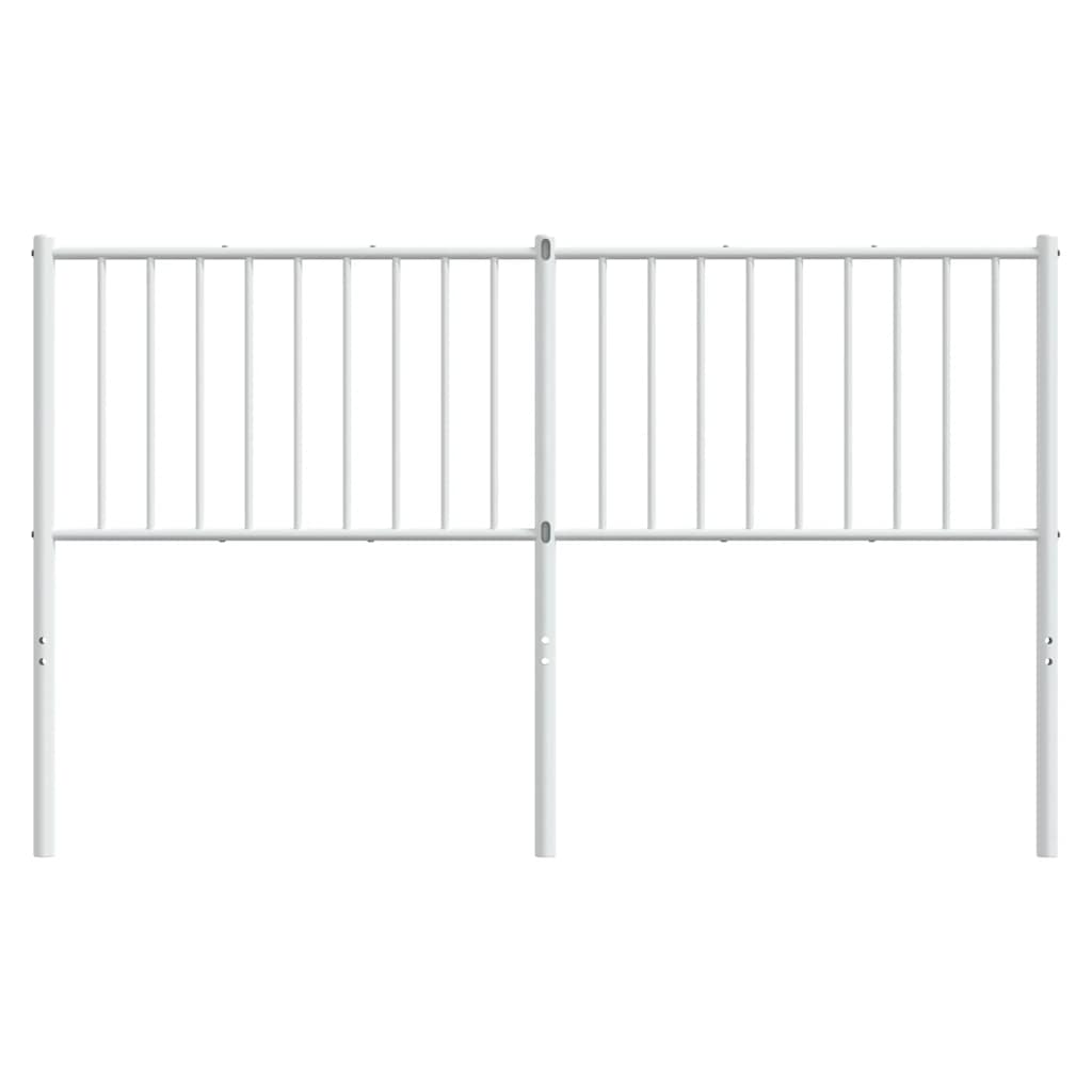 Cabeceira de substituição 160 cm metal branco