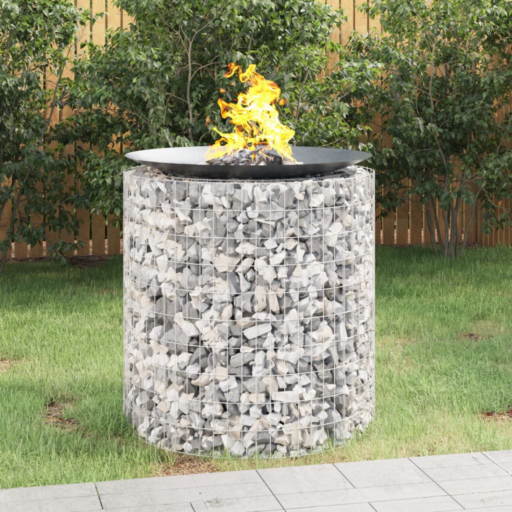 Braseira gabião ø 100 cm ferro galvanizado