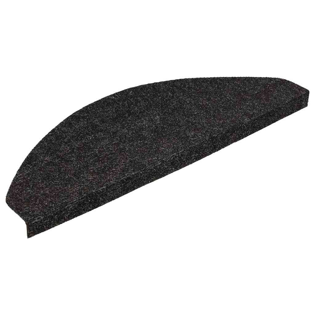 Tapetes de escada adesivos 20 pcs 65x22,5x3,5 cm antracite