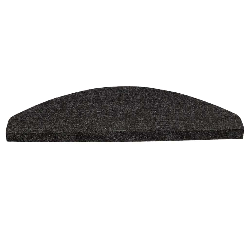 Tapetes de escada adesivos 20 pcs 65x22,5x3,5 cm antracite