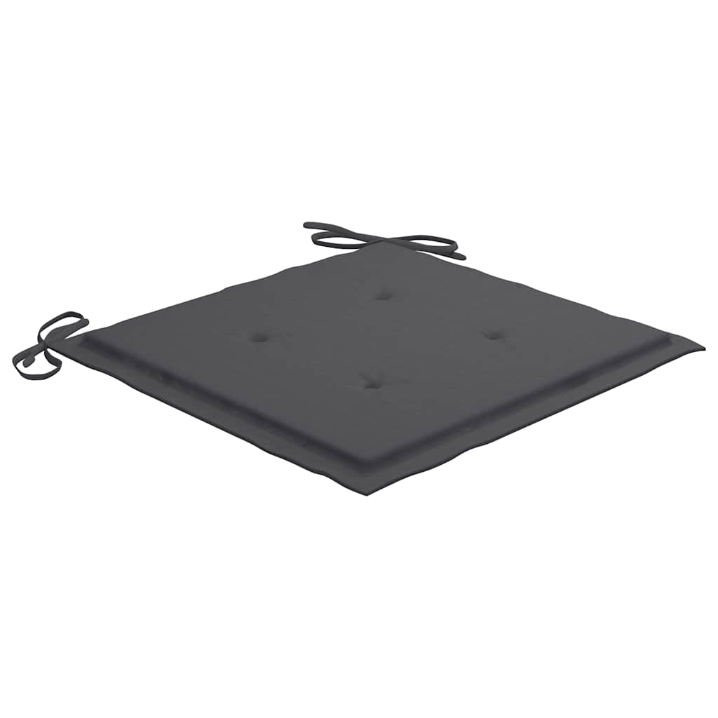 Cadeiras exterior dobráveis c/ almofadões 4 pcs acácia maciça