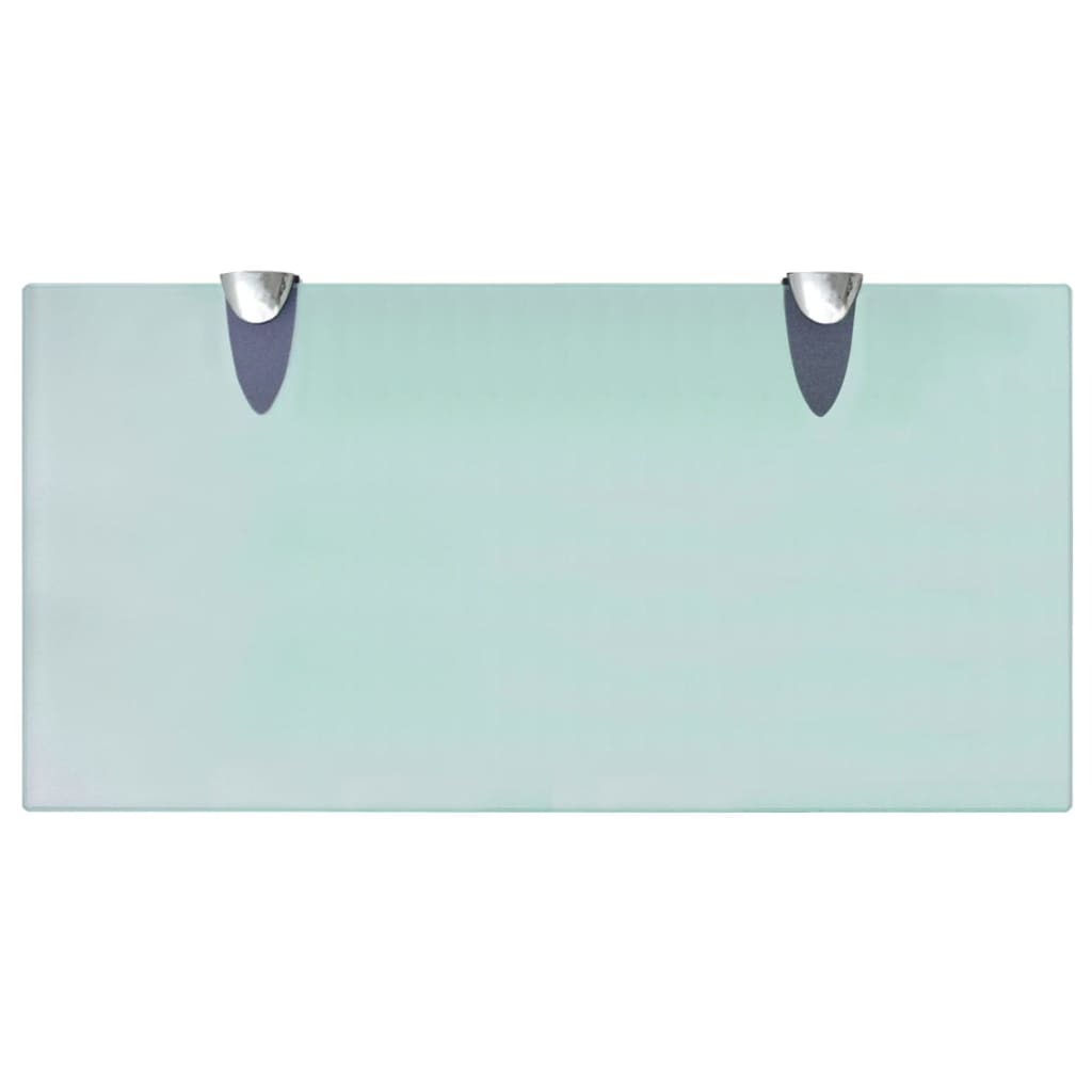 Prateleiras flutuantes 2 pcs vidro 40x20 cm 8 mm