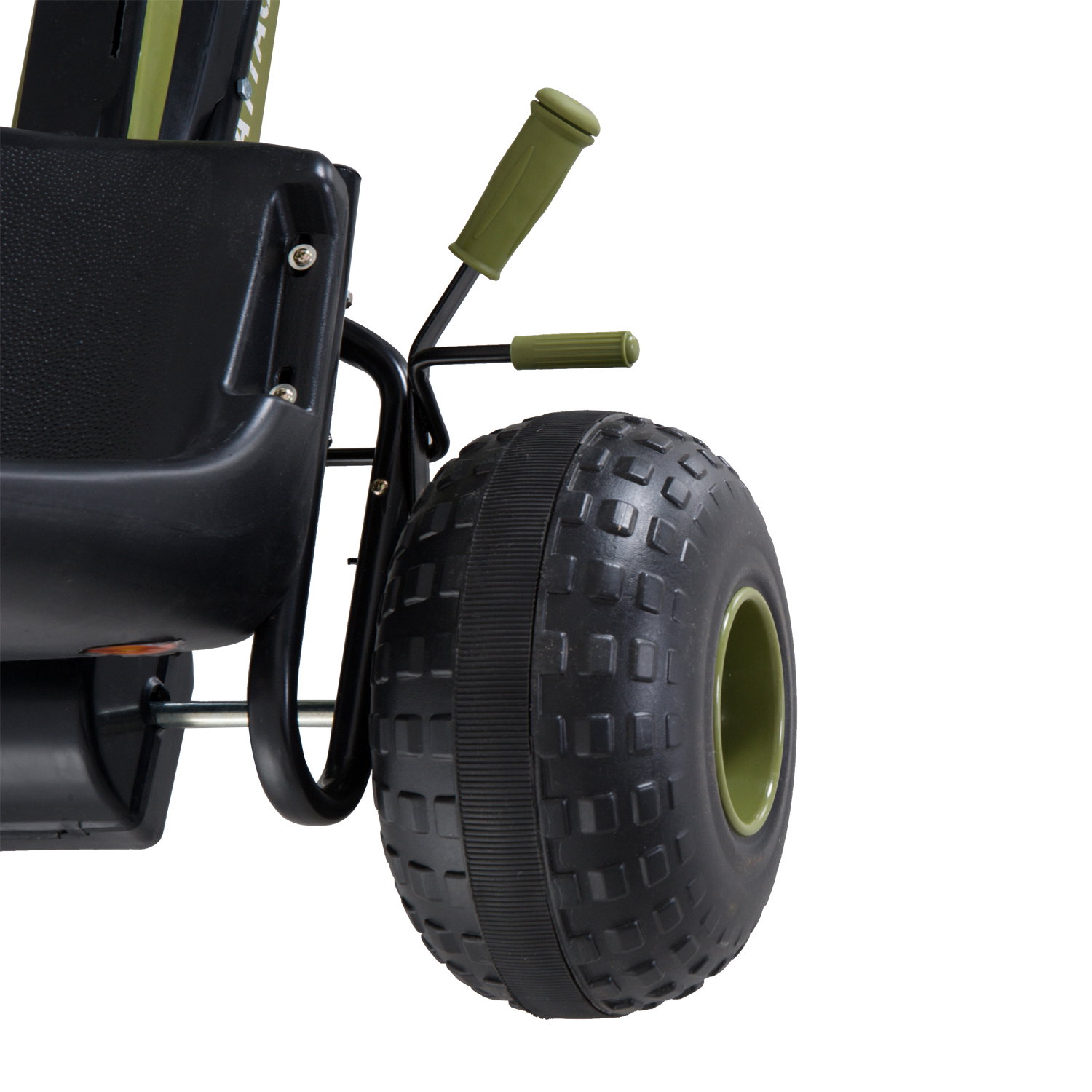 Kart a Pedais com Assento Ajustável Embreagem Travão de Mão para Crianças de 3-6 Anos 99x65x56 cm Verde e Preto