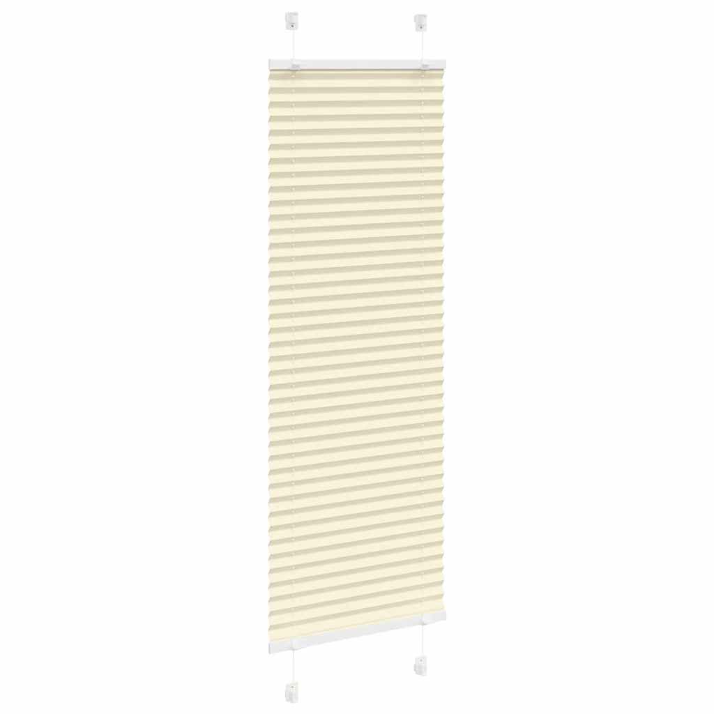 Creme plissada cega 50x150 cm largura tecido 49,4 cm poliéster