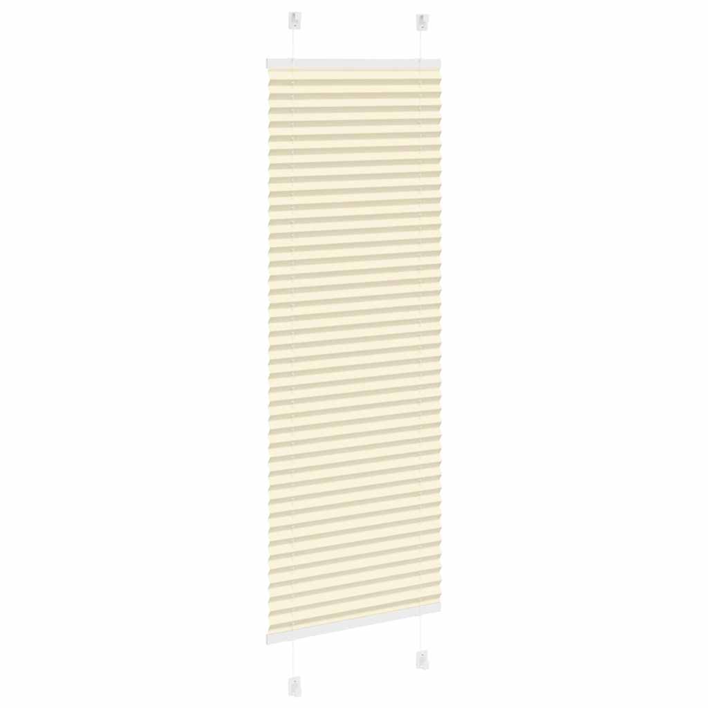 Creme plissada cega 50x150 cm largura tecido 49,4 cm poliéster