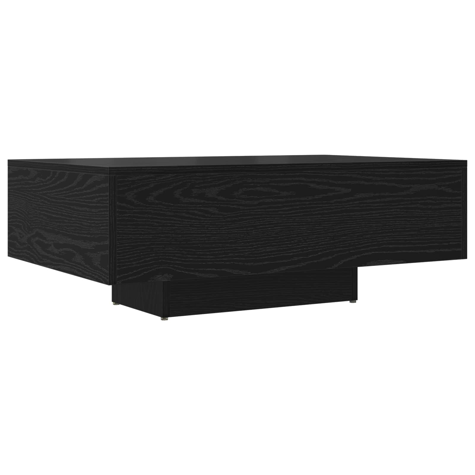 Mesa de centro carvalho preto 85 x 55 x 31 cm