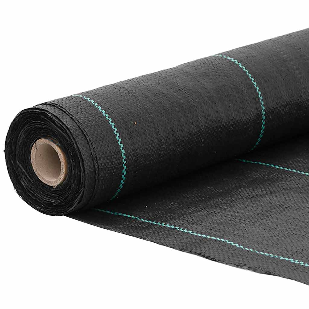 Membrana para ervas daninhas preta 1,5x100 m PP
