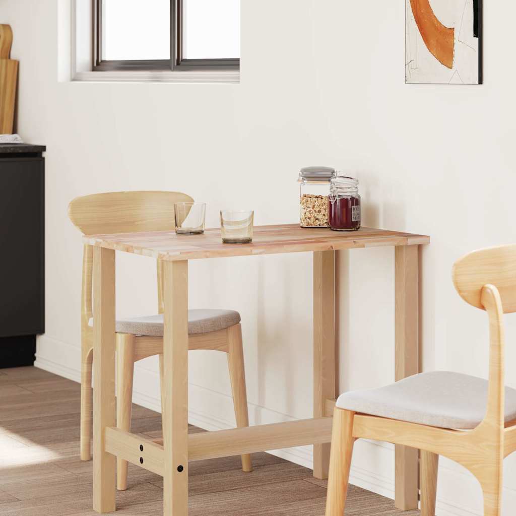 Tampo de mesa retangular 100x60x2 cm madeira de acácia maciça
