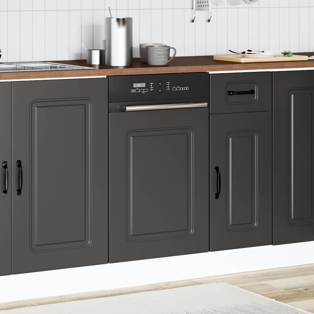Painel máquina lavar louça kalmar 45x1,5x57 cm preto