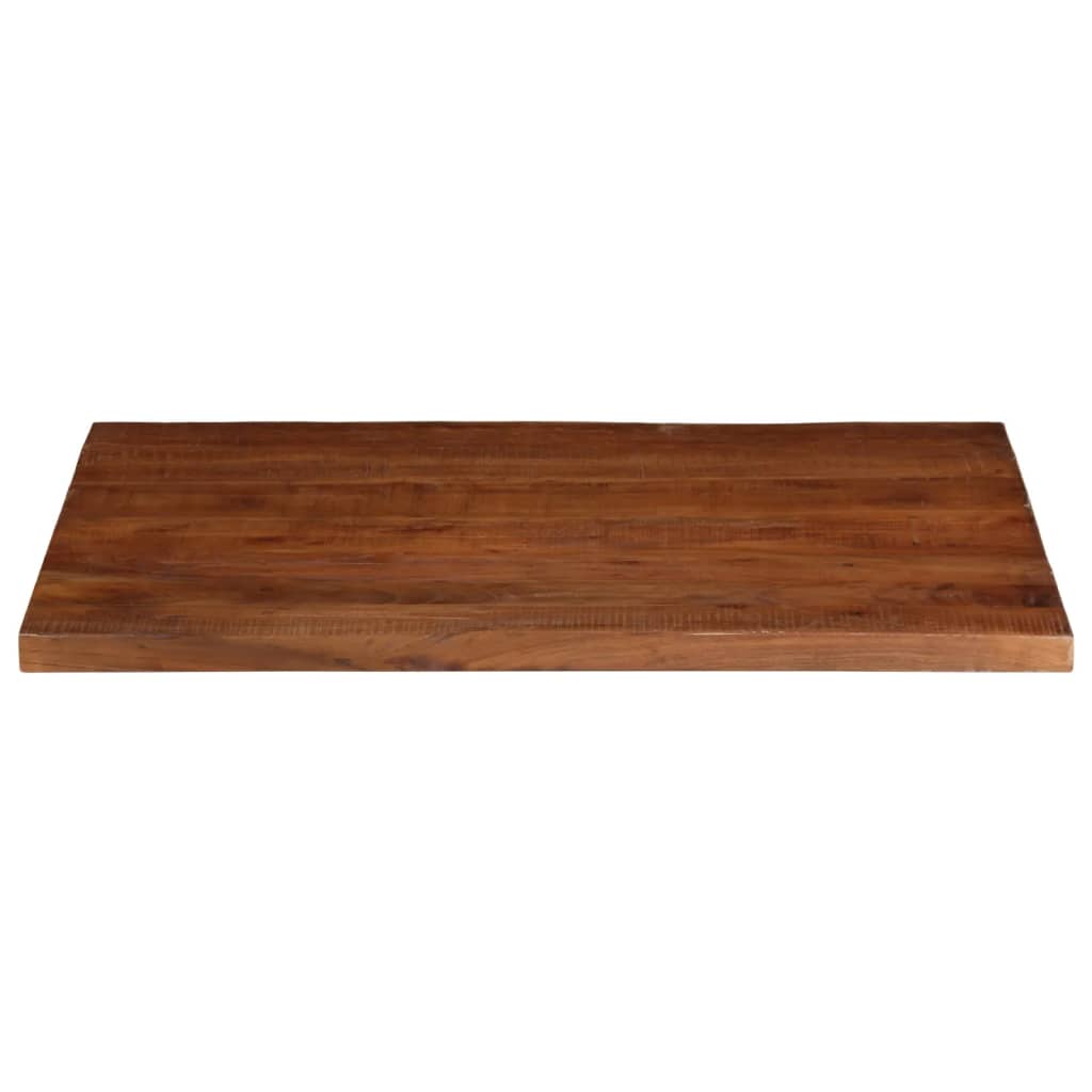 Tampo de mesa retangular 100x80x2,5cm madeira recuperada maciça