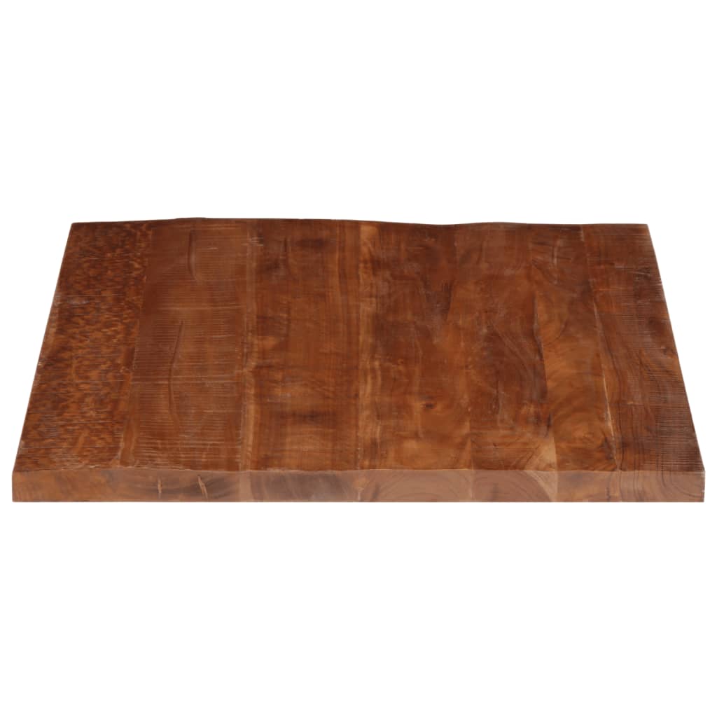 Tampo de mesa retangular 100x80x2,5cm madeira recuperada maciça