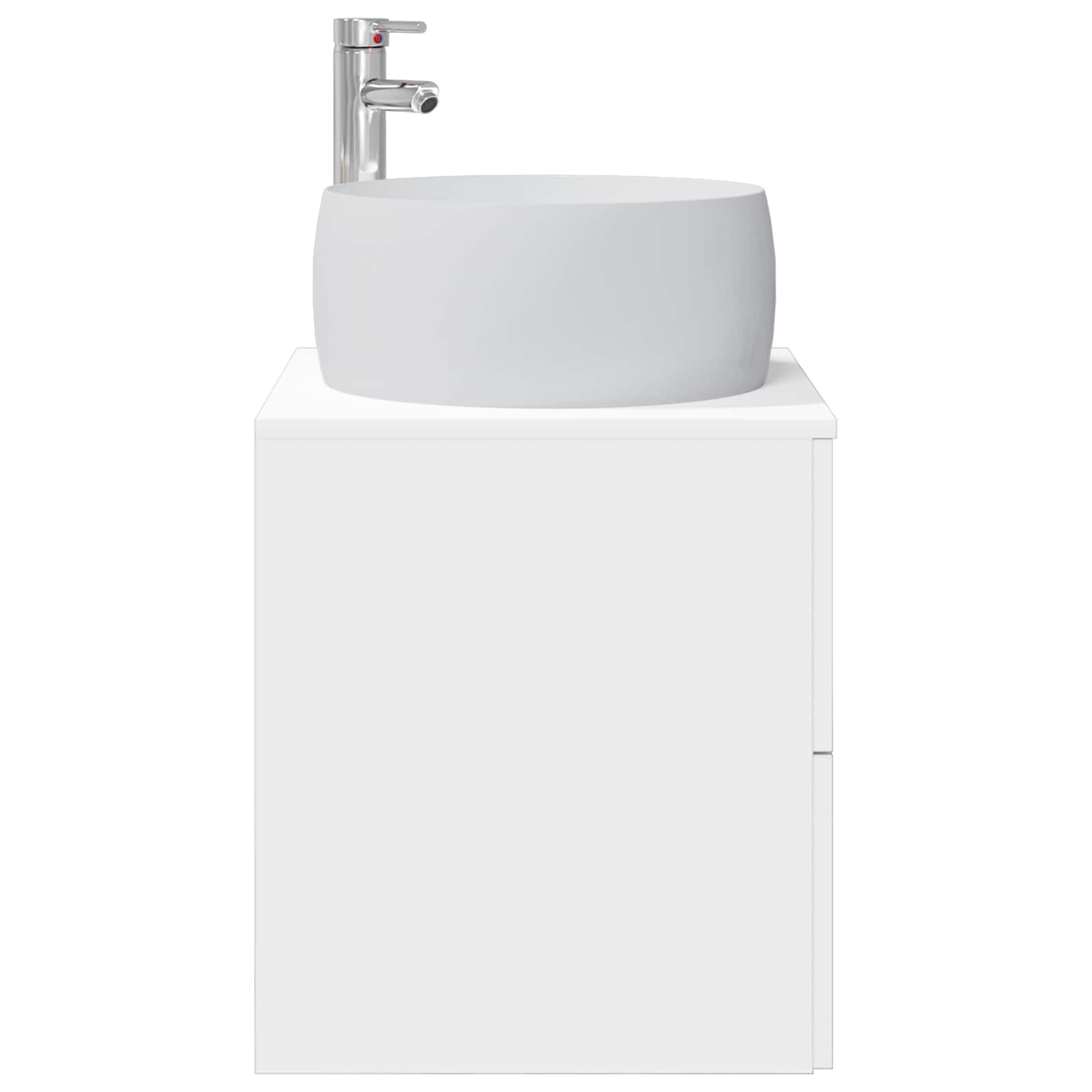 Vaidade com pia suspensa branco 49,5 x 44,5 x 66 cm