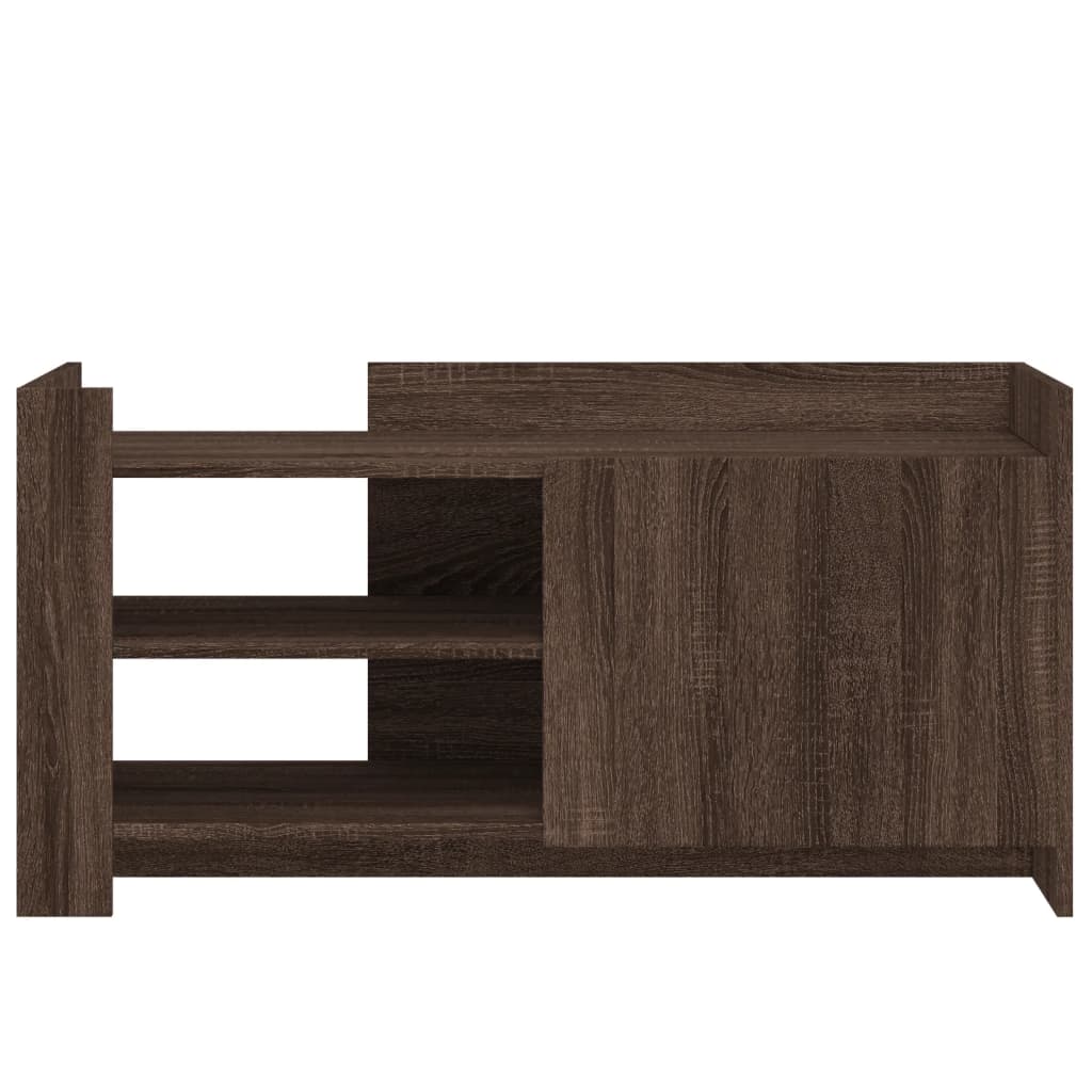 Mesa de centro 100x50x50 cm deriv. madeira carvalho castanho