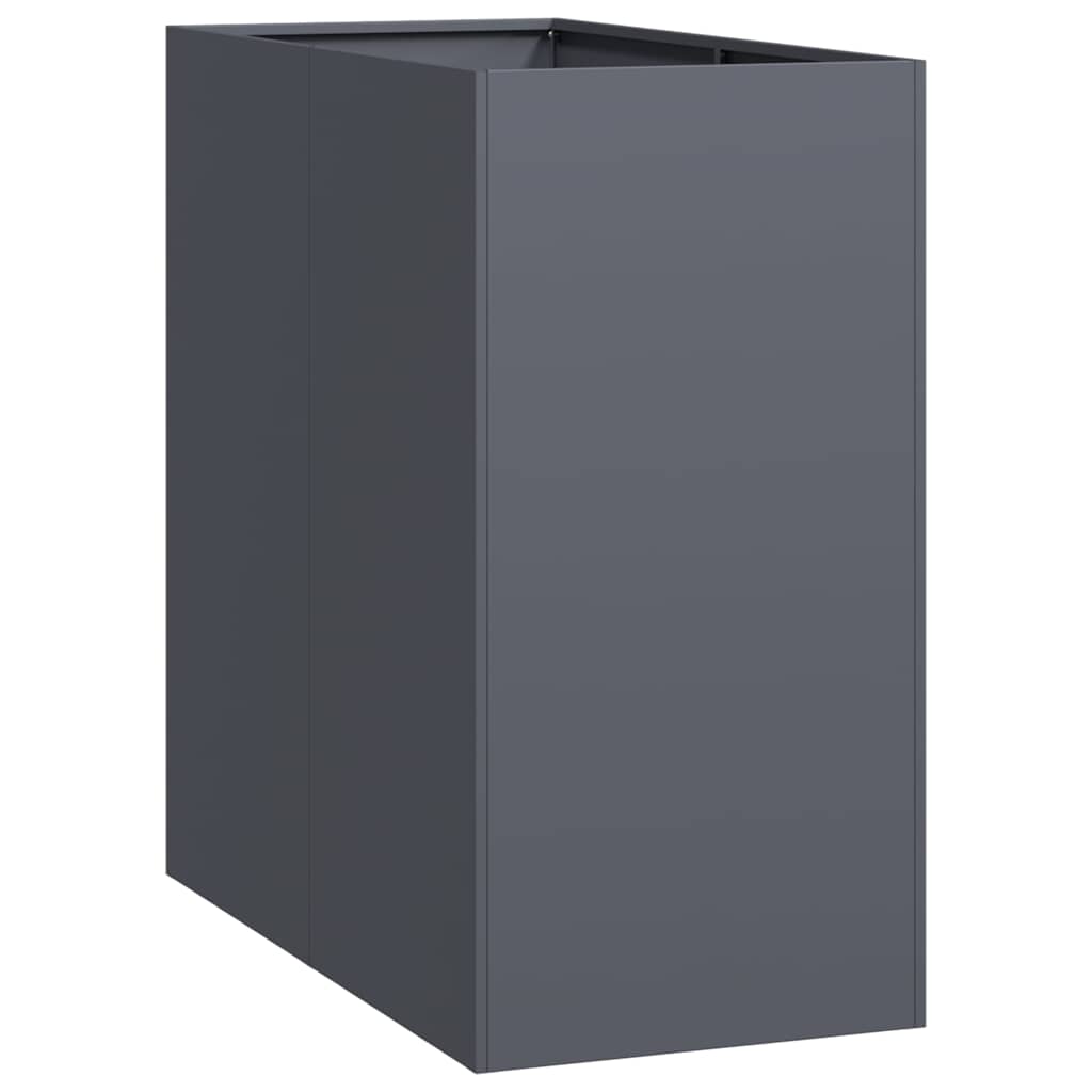 Vaso floreira 40x80x80 cm aço antracite
