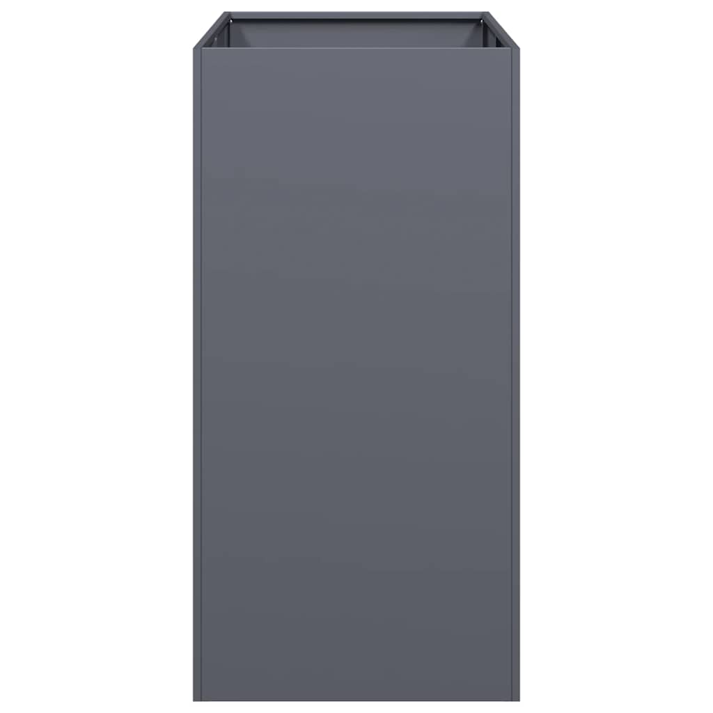 Vaso floreira 40x80x80 cm aço antracite