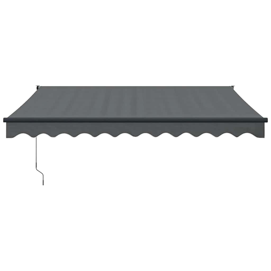 Toldo retrátil automático 3,5x2,5 m antracite