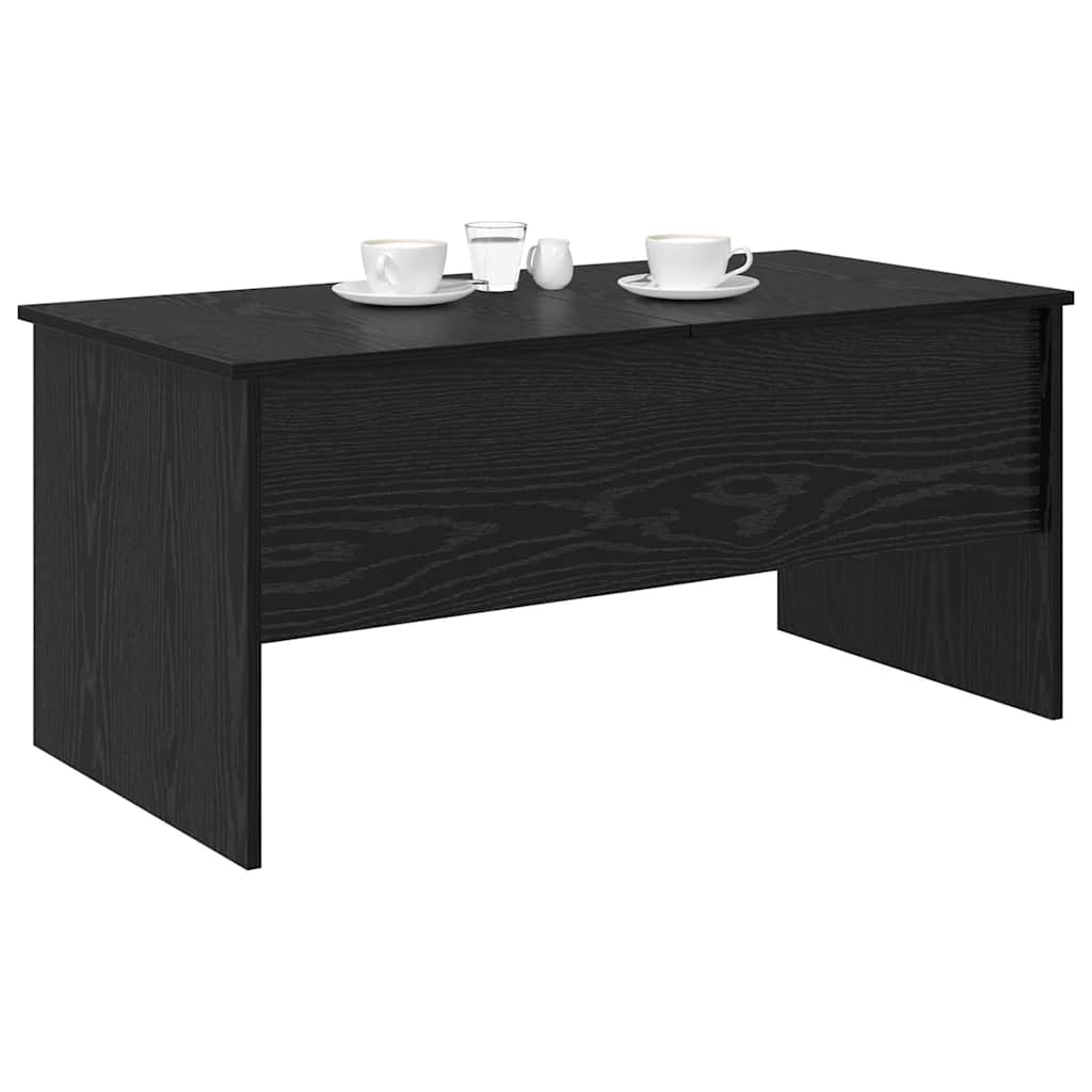 Mesa de centro carvalho preto 102 x 50,5 x 46,5 cm