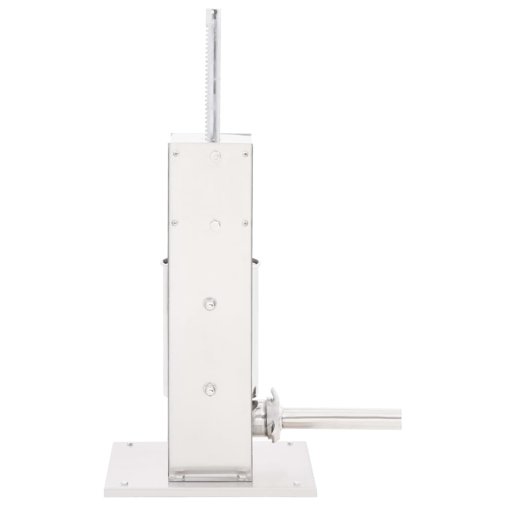 Máquina de enchidos manual 3 l aço inoxidável prateado