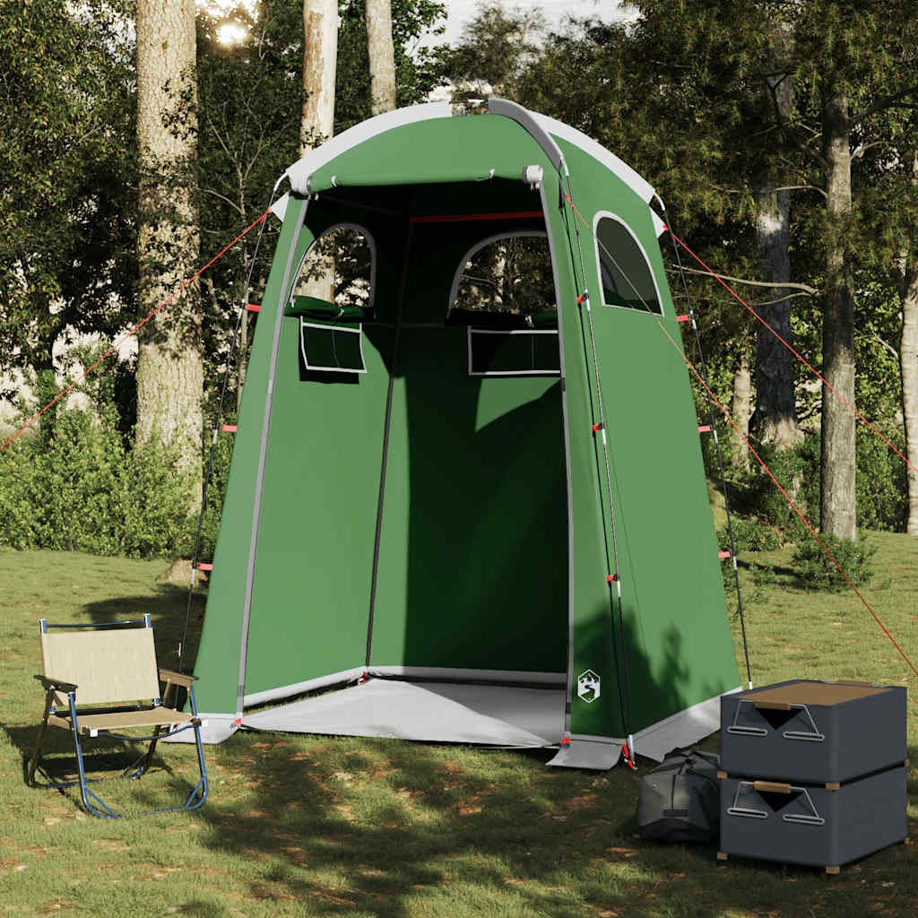 Tenda para duche impermeável verde