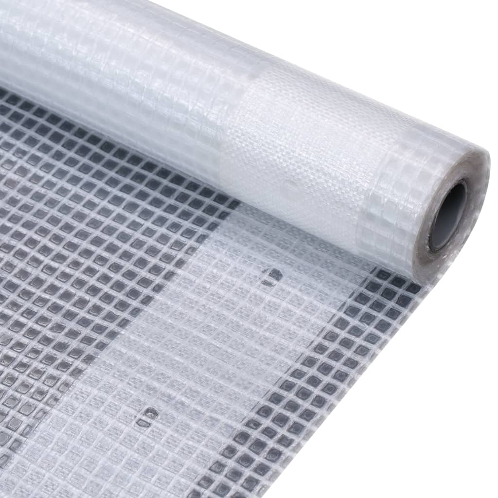 Lonas em tecido imitação de gaze 2 pcs 260 g/m² 1,5x15 m branco
