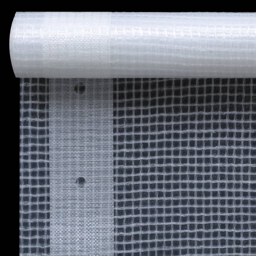 Lonas em tecido imitação de gaze 2 pcs 260 g/m² 1,5x15 m branco