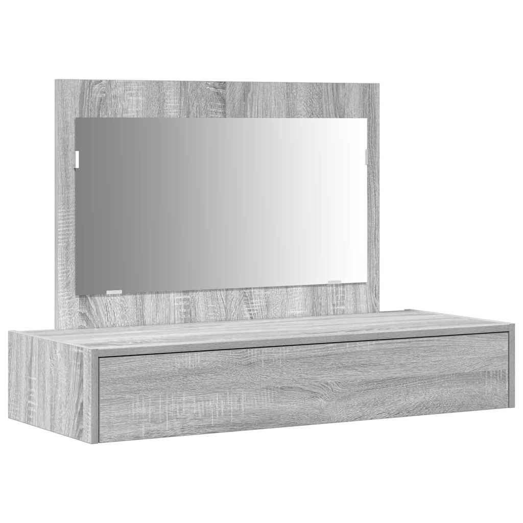 Mesa de vestir cinzeto 100 x 40 x 70 cm derivados de madeira