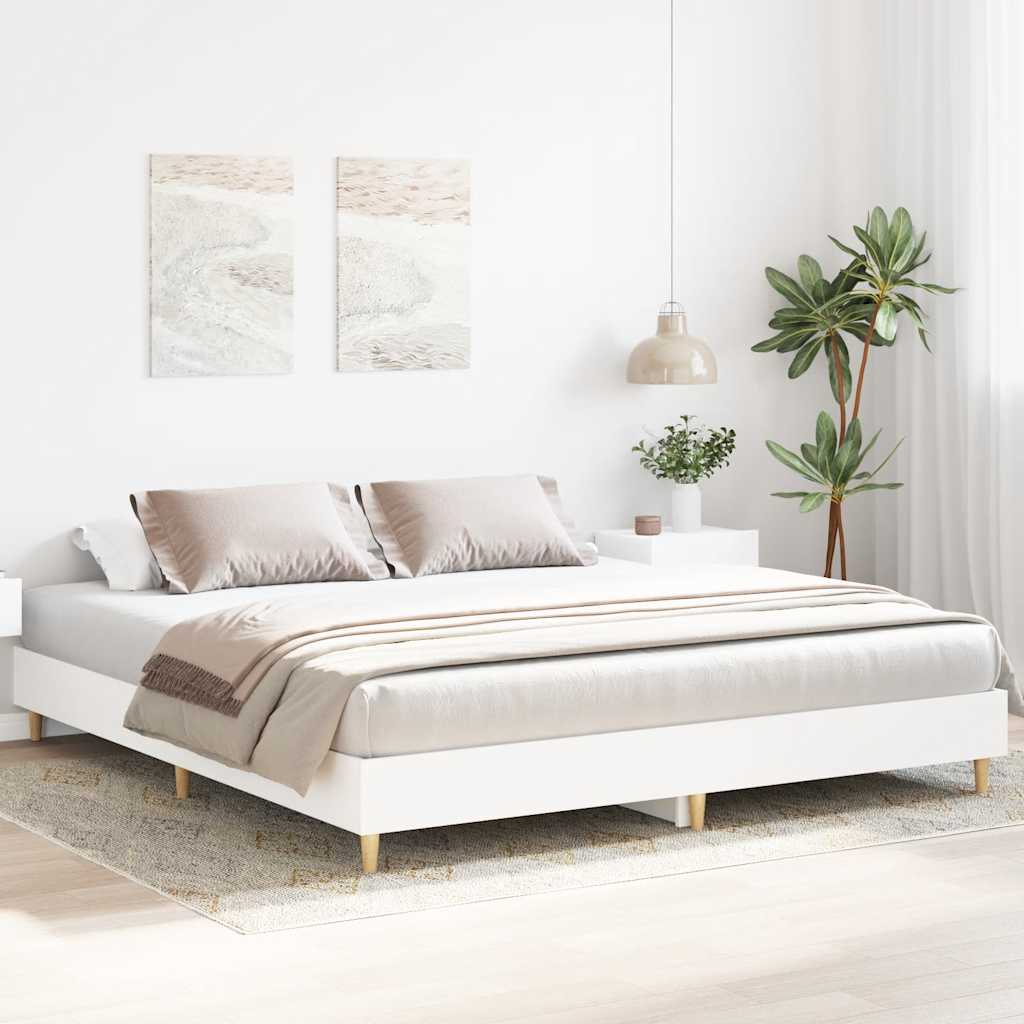 Estrutura de cama sem colchão 160x200 cm branco