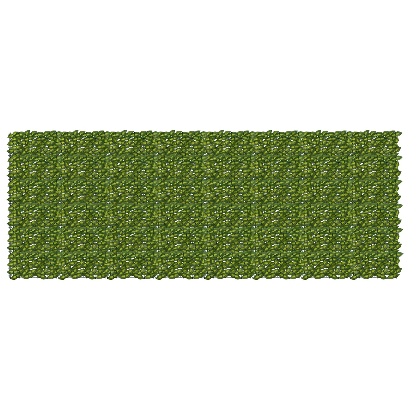 Tela de varanda com folhas verde e amarelo 400 x 150 cm